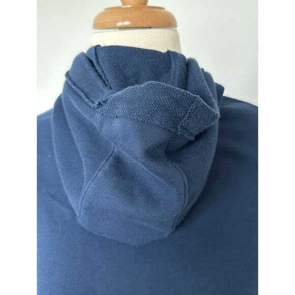 Under Armour Project Rock Small Terry Short Sleeve Hoodie Blue - Picture 7 of 7